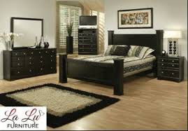Sandberg Elena 4 Pc Queen Set Mar Resistant Black Laminate Large Scaled Bed With Detailed Mol Cheap Bedroom Sets Cheap Bedroom Furniture Bedroom Furniture Sets