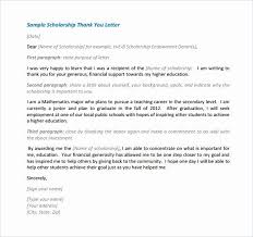 Scholarship Thank You Letter Sample Beautiful Free 13 Sample Scholarship Thank In 2020 Scholarship Thank You Letter Thank You Letter Examples Thank You Letter Template