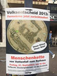 Herzlich willkommen auf dem youtube kanal von vattenfall deutschland. Aktion Menschenkette Fur Fernwarme Ruckkauf Fr 21 9 Tschuss Kohle