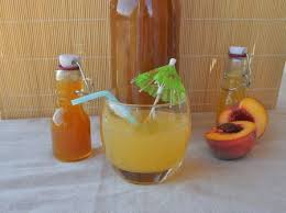 Sirop De Peches Maison Food Cuisine Lemonade