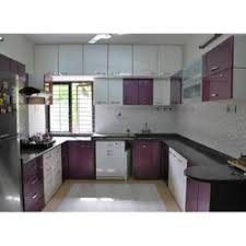 modern wooden u shape modular kitchen