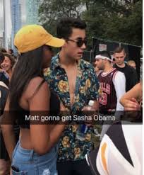 (see photos) hello guys, today is another beautiful day for you as i am going to give you detailed pictures of sasha and malia obama's boyfriends. Sasha Obama Spotted Kissing Some Dude Named Matt The Hollywood Gossip