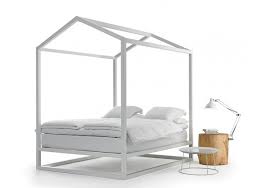 Wood bed frame is designed following montessori furniture principles of. Casetta In Canada Himmelbett Mogg Milia Shop