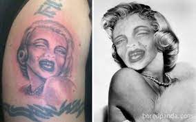 This guy might want to show that he can see all around but in reality, he is an all around stupid making it the funniest worst tattoo. 15 Terrible Tattoos Photoshopped Into Reality