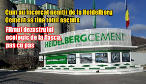 Cimentul este cel mai folosit. Filmul Dezastrului Ecologic De La TaÈ™ca Pas Cu Pas Cum Au Incercat NemÈ›ii De La Heidelberg SÄƒ È›inÄƒ Totul Ascuns