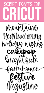 You will still need to own the cartridges to cut out your design, though. Cricut Fonts In 2021 Cricut Fonts Free Script Fonts Cricut Tutorials