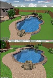 Pool rehab projects, pool remodeling ideas and pool renovation ideas for both aboveground and inground pools. 13 Jumping Rock For Pool Ideas Pool Backyard Pool Pool Landscaping