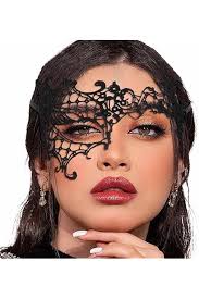 Amazon.com: Haomye Masquerade Mask Venetian Mask Black Lace Masks Mardi  Gras Eye Mask for Carnival Costume Cosplay(black) : Clothing, Shoes &  Jewelry