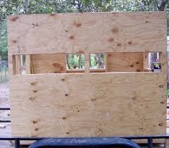 Make sure the corners are square and add waterproof glue to the joints. A Diy Guide On Building A Box Blind Hunting Blind Deer Blind