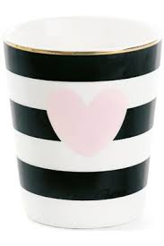 Becher Keramik Herz Rosa Miss Etoile Kaffeebecher Becher Keramik