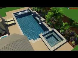 3d Pool Design Custom Geometric Pool Design With Bubblers Lights Hot Tub Spa Design Your Pool Online In 2020 Spa Hot Tubs Geometric Pool Pool Designs