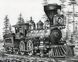The Age Of Steam Poster By James Williamson In 2021 Train Drawing Railroad Art Train Art