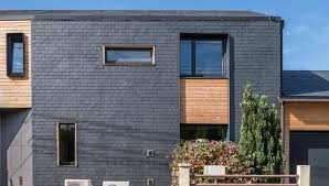 Couverture Et Facade En Ardoise Naturelle Cupa Pizarra Inspiration Ardoise Architecture Couverture Bardage Bardage Maison Facade Maison Bardage