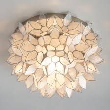 Capiz Petal Flush Mount Ceiling Light World Market