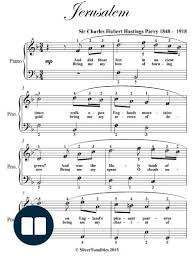 Read Jerusalem Easiest Piano Sheet Music Online By Charles Hubert Hastings Parry Books Sheet Music Piano Sheet Music Easy Piano Sheet Music