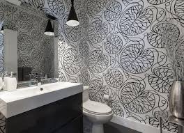 Notice how the chandelier is hanging smack in the middle of the window, providing wonderful curvy contrast to the rectangular shape behind it. Black And White Bathroom Designs That Show Simple Can Also Be Interesting
