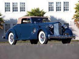 1935 Packard Twelve Coupe Roadster Vintage Muscle Cars Antique Cars Old American Cars