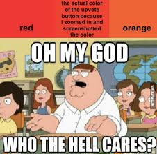 Who The Hell Cares Meme