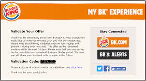 A clear understanding of english is a must to completely understand the questions in the survey. Mybkexperience Take The Burger King Survey And Win A Free Whopper