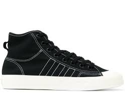 Adidas Originals Nizza Hi Rf Core Black White Sneakers Men Shoes F34057 Ebay