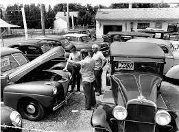 Used Car Lot Old Used Cars Used Car Lots Car Memorabilia