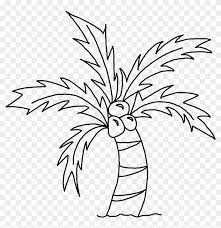 Continuous line drawing coconut trees nature stock vector royalty. 28 Collection Of Coconut Tree Drawing Step By Step Drawing Coconut Leaves Free Transparent Png Clipart Images Download