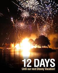 12 Days Until Our Next Disney Vacation We Are Counting The Days To Our Next Disney Trip With Ou Disney Vacation Countdown Vacation Countdown Disney Countdown