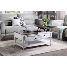 Wood rustic vintage coffee table metal frame legs, sofa table cocktail table with storage bottom open shelf 42, gray brown rustic. Modern Pine Wood Lift Top Storage Coffee Table With Drawer Overstock 32833485