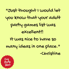 It is inspired by the newlywed game. Adult Party Game Ideas