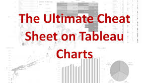 Ultimate Cheat Sheet On Tableau Charts