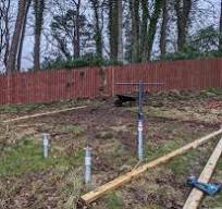 Ground screws as a foundation for a Garden room : r/DIYUK