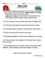 Noun Worksheets Have Fun Teaching Parts Of Speech Worksheets Nouns Worksheet Parts Of Speech