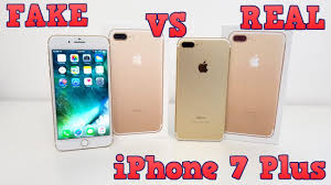 Fake Vs Real Iphone 7 Plus Buyers Beware 1 1 Clone Youtube