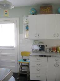Behr Sliced Cucumber Metal Kitchen Cabinets 1940s Kitchen New Kitchen Cabinets