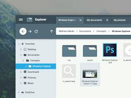 Windows File Explorer Concept Material Design Examples Google Material Design Material Design Website