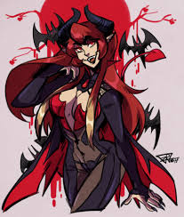 Soul Reaver Zombi Commission Closed On Twitter Carmilla Sinclair Is The Main Antagonist She Is Half Vampire Succubus Daughter Of King Dracula Two Monster Forms A Bat And A Chimera Https T Co Koudj0zsws