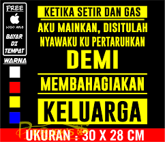 Jika kamu melihat kata kata lucu ini. Stiker Kata Lucu Body Kaca Mobil Pintu Tuisan Ketika Setir Dan Gas Aku Mainkan Lazada Indonesia
