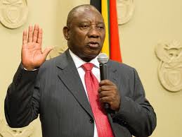 President cyril ramaphosa has urged south africans not to succumb to the challenges that the ailing economy has presented, saying these should be confronted. South Africa Cyril Ramaphosa Wants To Confiscate White Farmers Land