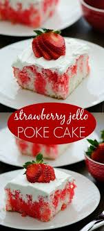 Strawberry Jello Poke Cake Life In The Lofthouse Poke Cakes Poke Cake Recipes Cake Recipes