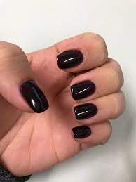 Liquid colors to the nail, you apply an adhesive base which is dipped. Dark Purple Shellac Nails Purple Shellac Nails Dark Purple Nails Shellac Nails Fall