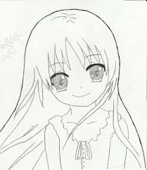We decided to show it on the example of a little cute cat. Drawing Of Cute Anime Girl Easy Novocom Top