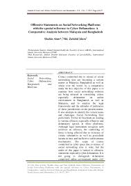 Defamation acts may be a generic name either for legislatio. Cyber Defamation Research Papers Academia Edu