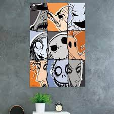 Crafts free craft projects ideas and. Trends International The Nightmare Before Christmas Anniversary Paper Print Wayfair