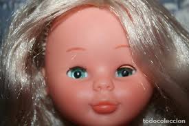 muñeca nancy antigua años 70 ojos margarita muy
