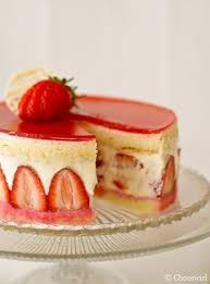 Strawberry Fraisier Strawberry Recipes British Baking Just Desserts