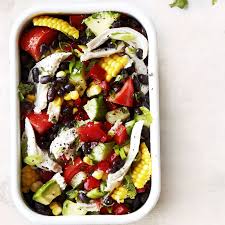 Chicken And Black Bean Salad Bean Salad Recipes Black Bean Salad Recipe Bean Salad Healthy