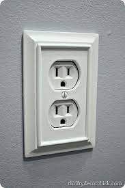 Molding Outlet Cover Home Diy Plates On Wall Home Projects
