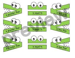 Alligator Greater Than Less Than Printables The Measured Mom Math Activities Comparing Numbers Kindergarten Math Addition Worksheets