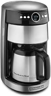 Black And Decker Coffee Maker Cleaning Cycle Kitchenaid 12 Cup Thermal Coffee Maker Silver By Kitchenaid 129 99 Drip Less Spout Coffee Carafe Pause And Serve Feature Automatically Optimizes The Satura Med Bilder