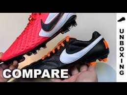 Compare Nike Tiempo Legend 8 Elite Vs Nike Premier Ii Fg Youtube